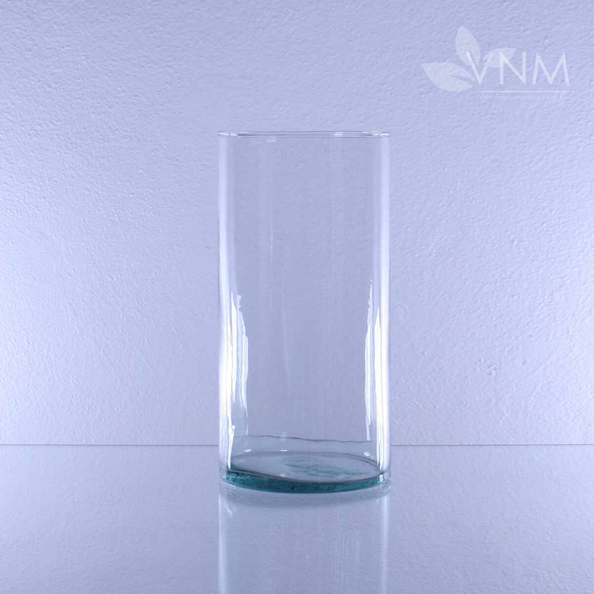 Vidrio Natural de México | Decoración - Cilindro 5x10 Transparente